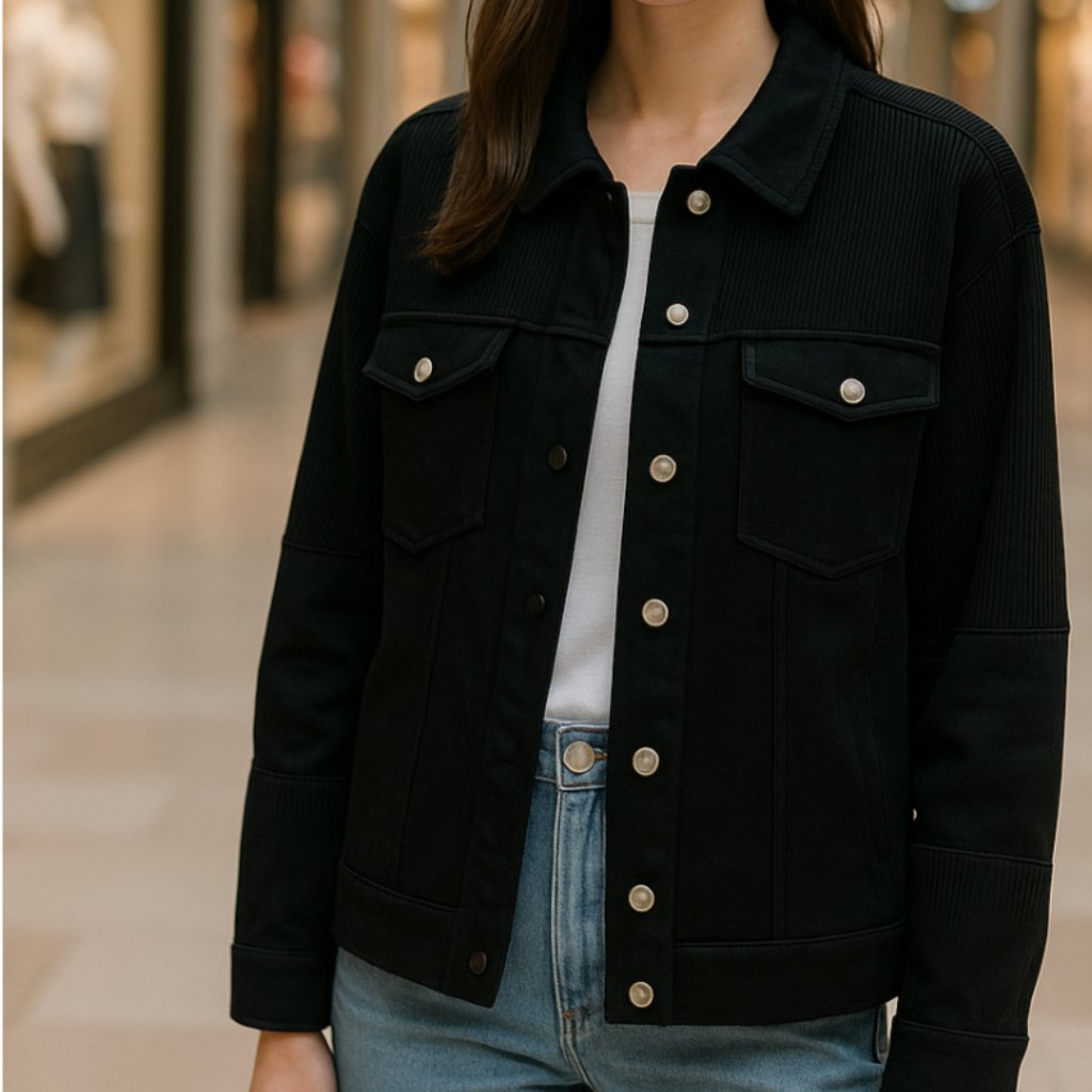 282 Pol Waffle Knit Jacket